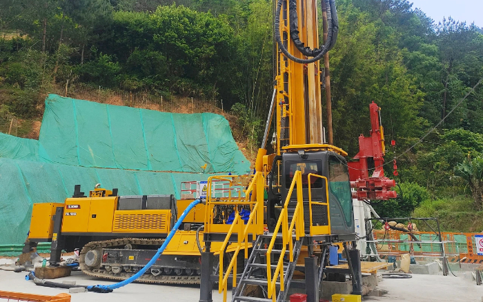 徐工深井鉆機集群出戰，打通粵西“水動脈”！