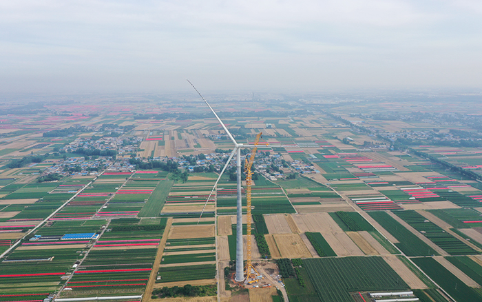 擎起190米！徐工XGL3300-220S賦能渤海綠電新動能